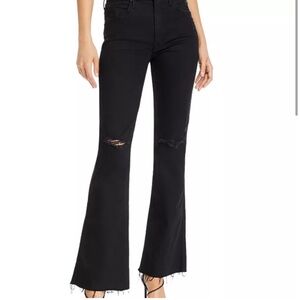 MOTHER The Weekender Fray denim